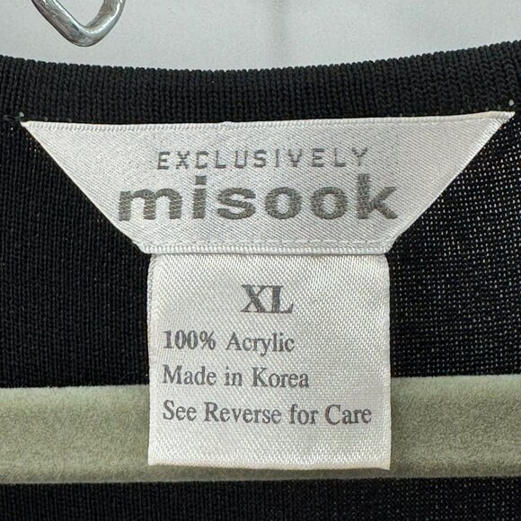 Exclusively Misook Black Sleeveless Sheath Dress Womens Size XL 100% Acrylic - Picture 4 of 5